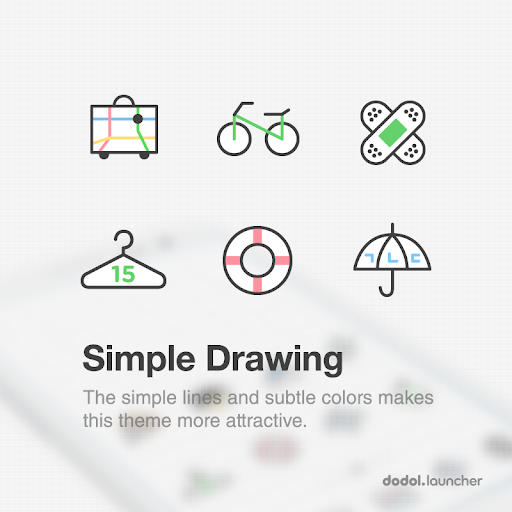 Simple Drawing dodol theme