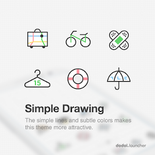 免費下載個人化APP|Simple Drawing dodol theme app開箱文|APP開箱王