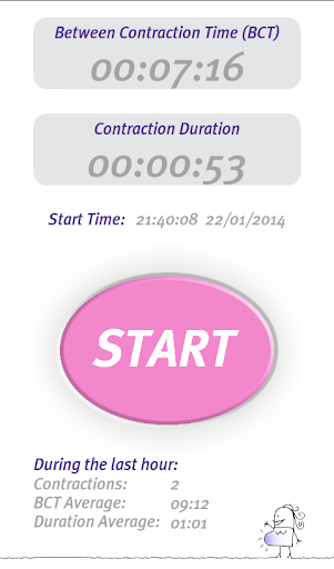 Professional Contraction Timer