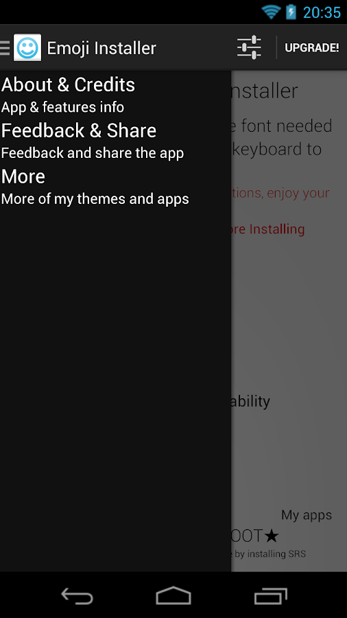 Emoji Install & Keyboard ROOT - screenshot