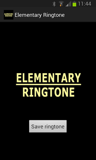 Elementary Ringtone