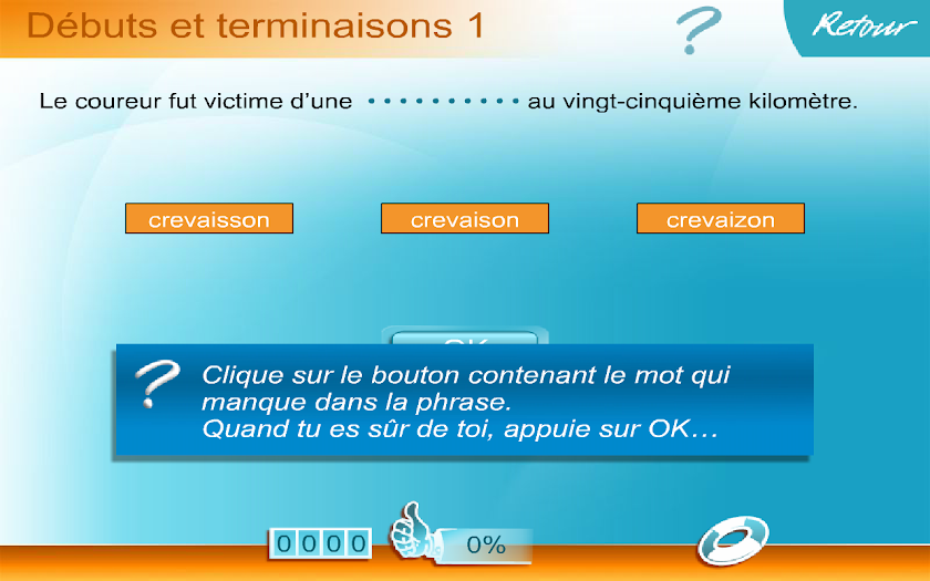 Orthographe 6e/5e Screen 3