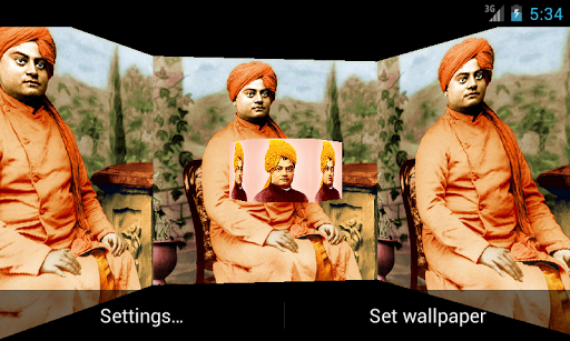 Swami Vivekananda 3D LWP