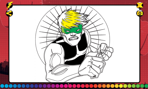 【免費休閒App】Superhero Coloring Book-APP點子