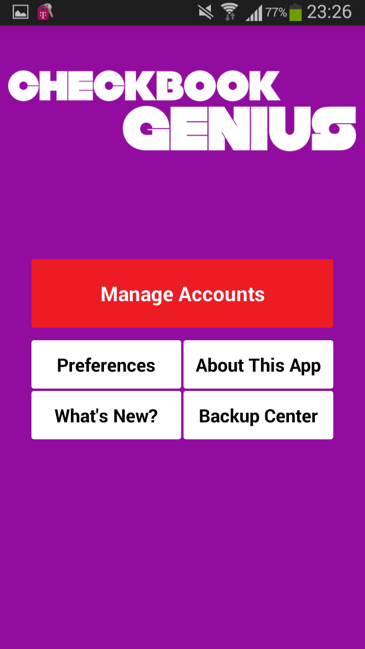 Checkbook Genius 3 App Screen 3