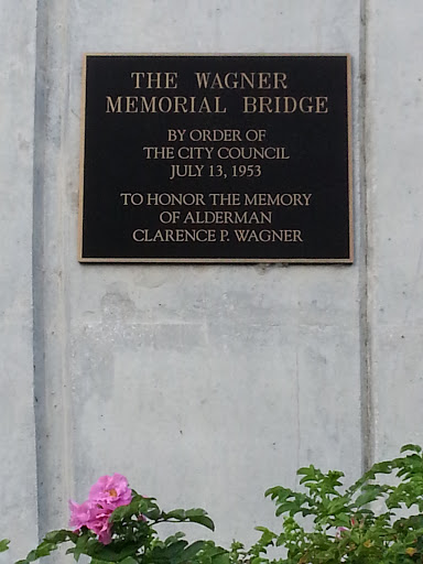 Wagner Memorial Bridge Plaque