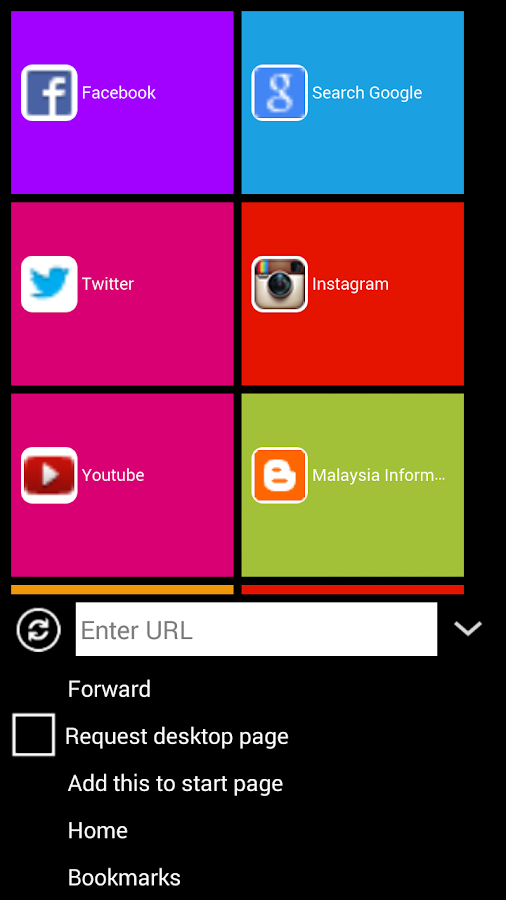 Malaysia Browser - screenshot