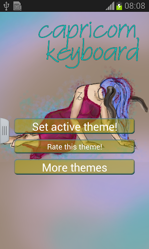 Girly Capricorn Keyboard