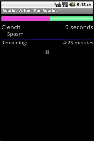 Routine Writer (Kegels) Screen 1