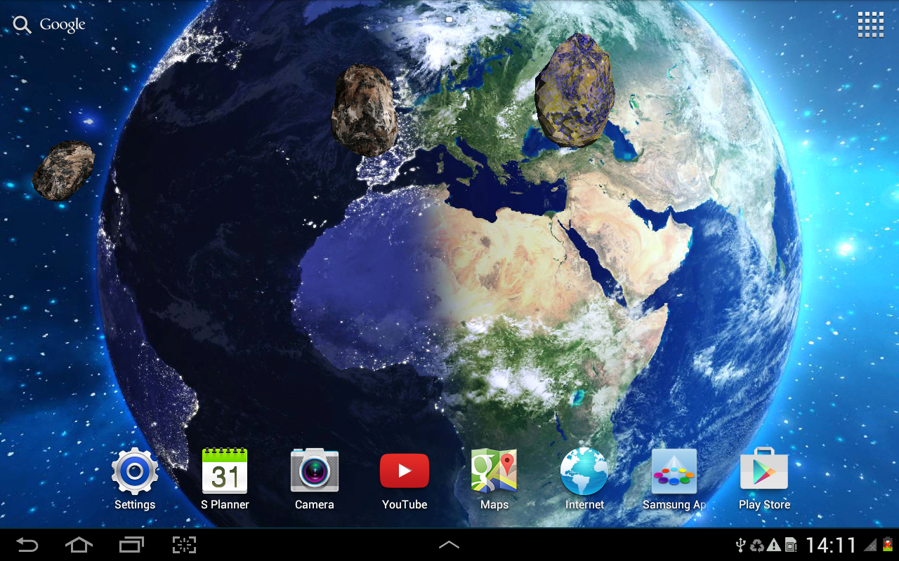 Kindle Fire Live Wallpaper Space