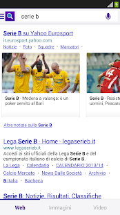 Yahoo Search Screen 2