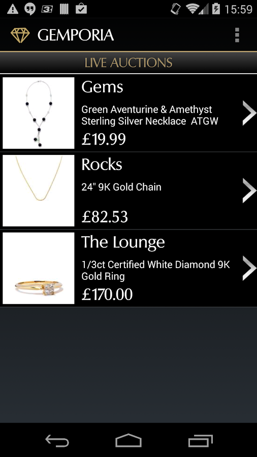 Gemporia Jewelry Auctions Android Apps on Google Play