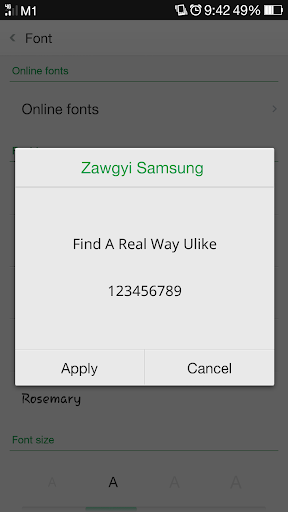 Zawgyi Samsung
