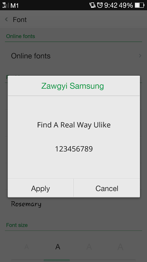 Zawgyi One Ttf Download For Android
