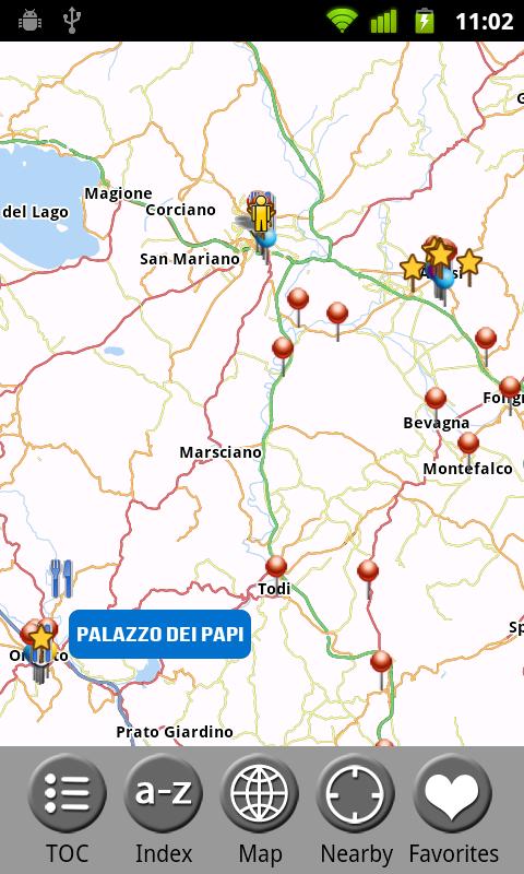 Umbria, Italy - Guide &amp; Map Screen 2