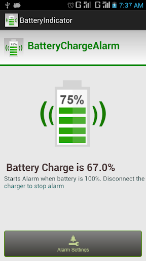 BatteryChargeAlarm