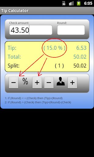 Split and Tip Calculator