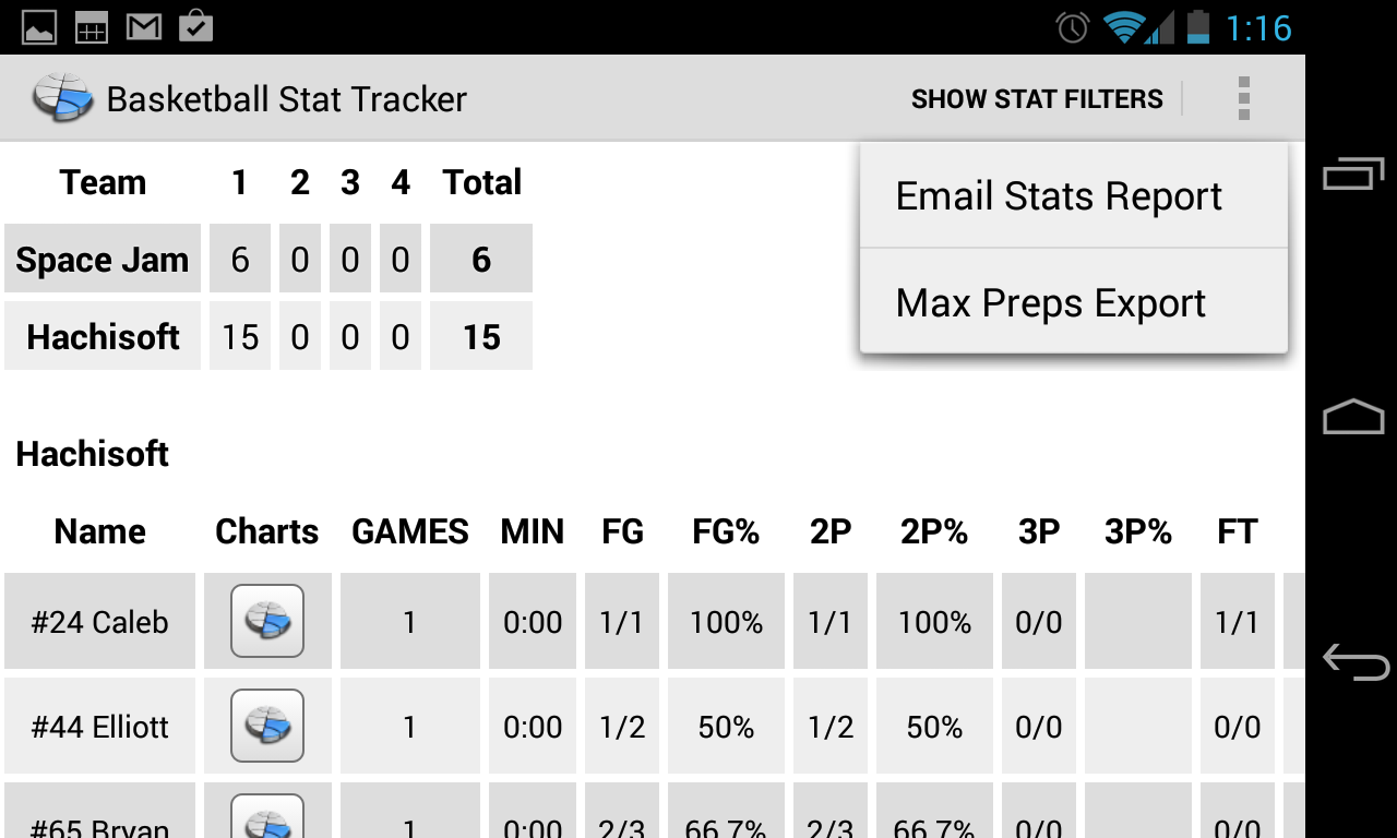 Basketball Stat Tracker Android Apps on Google Play