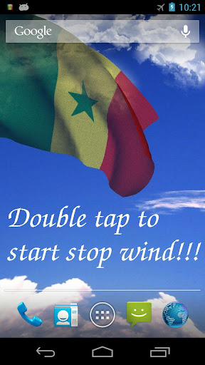 3D Senegal Flag LWP