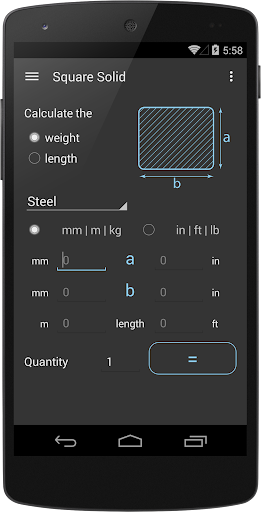 Steel Weight Calculator