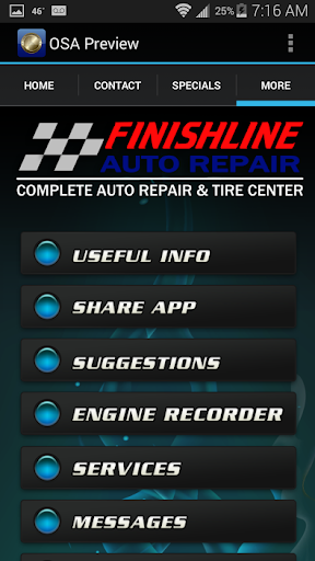 【免費商業App】Finishline Auto Repair-APP點子