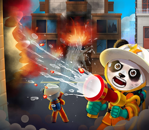 免費下載教育APP|City Hero - Panda Firefighter app開箱文|APP開箱王