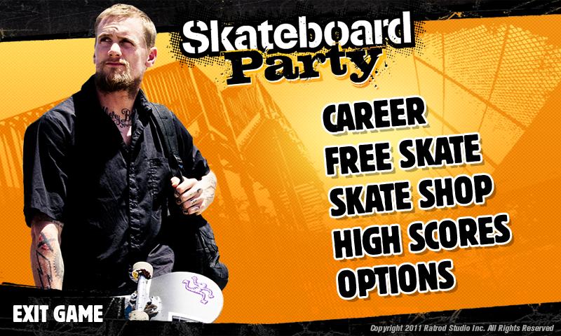 Android application Mike V: Skateboard Party screenshort