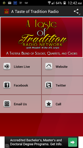 A Taste of Tradition Radio