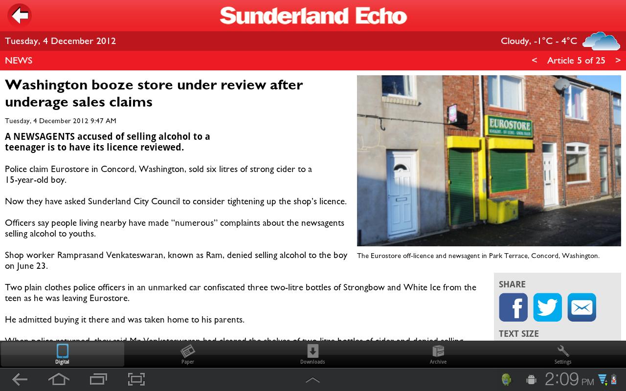 The Sunderland Echo Newspaper Android Apps on Google Play