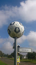 Soccer Ball on Post Cnr of Samuel Road and Van Der Walt Street