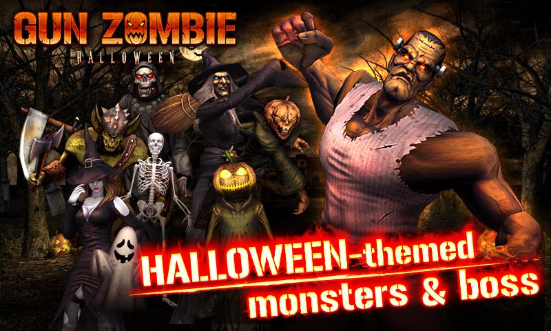 Gun Zombie: Halloween - Screenshot 1
