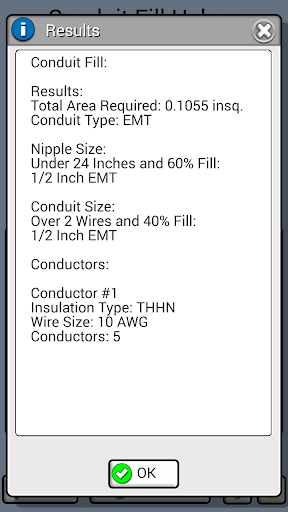 【免費生產應用App】Conduit Fill Helper-APP點子