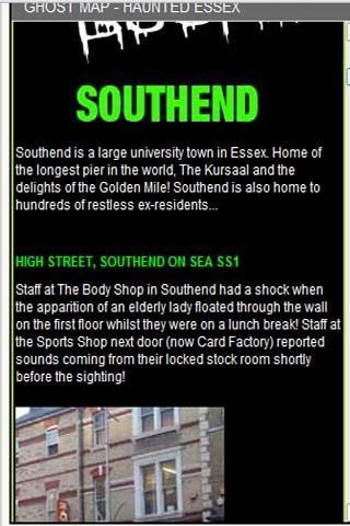 GHOST MAP - HAUNTED ESSEX Screen 2