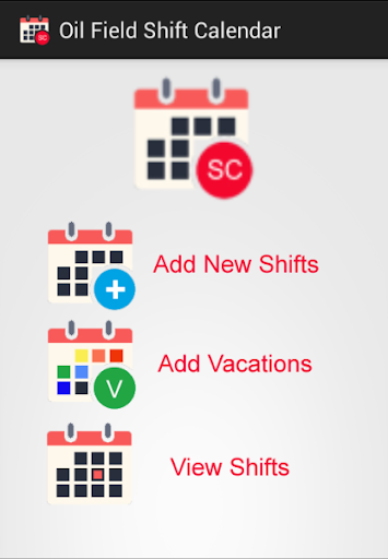 Oil Field Shift Calendar