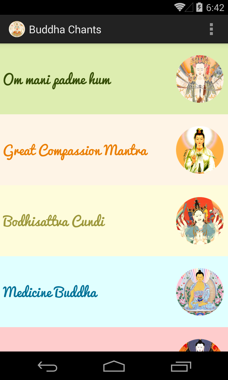 Buddha Chant Meditation Pro Screen 1