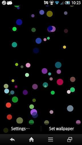 Colorful Ball Live Wallpaper