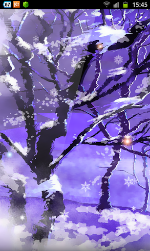 Snow Scene Happy New Year HD