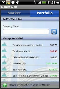 Market Alert Screenshots 1