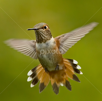 Rufus Hummingbird by Sheldon Bilsker - Animals Birds
