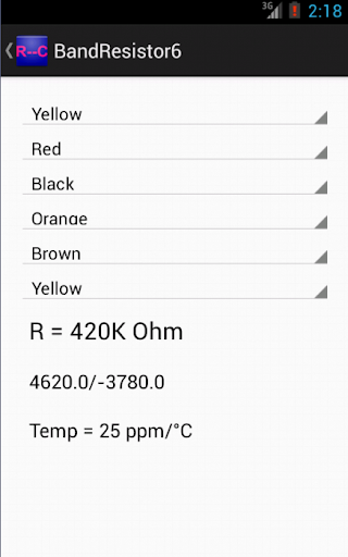 Resistance Calculator