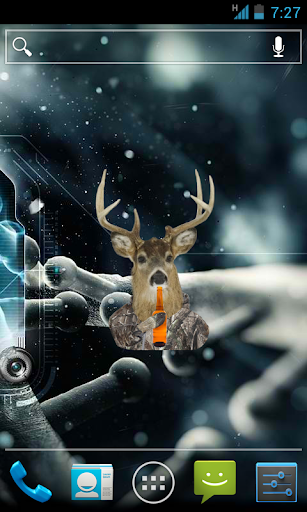 Deer Drinking a Beer Widget