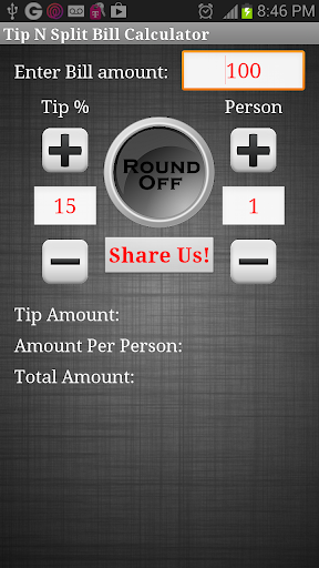 Tip N Split Bill Calculator