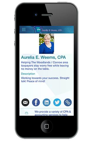 【免費商業App】Aurelia Weems, CPA-APP點子