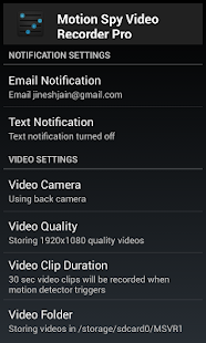 Motion Spy Video Recorder Pro - screenshot thumbnail