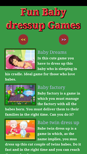 Fun Baby Dressup Games