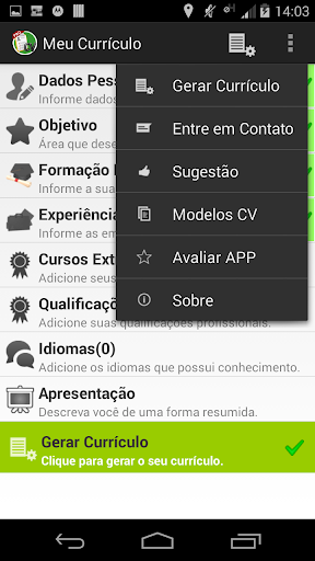 【免費通訊App】Currículo Profissional-APP點子