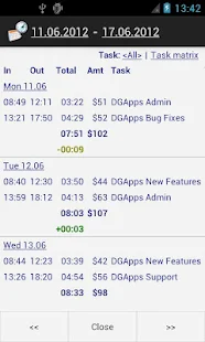 Gestion du temps Pro - screenshot thumbnail