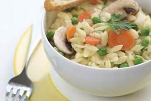 Risotto-Style Orzo with Spring Vegetables