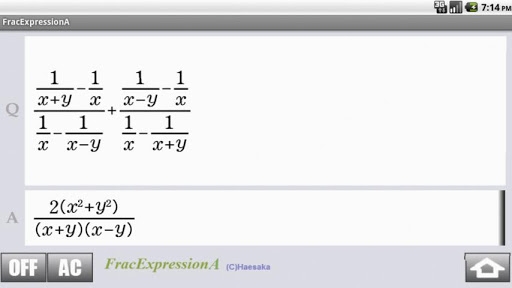 【免費教育App】FracExpressionA-APP點子