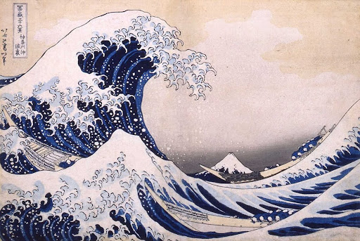 The Great Wave off Kanagawa, from the Thirty-six Views of Mt. Fuji